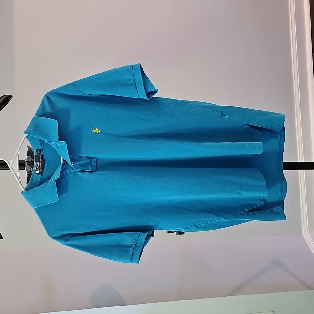 Polo by Ralph Lauren Aqua/Blue Size Med Polo